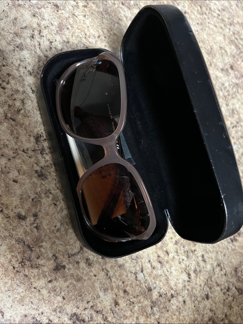 Women’s Coach Brown Frame Sunglasses with Brown Lenses